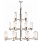 Livex Lighting - Livex Lighting 52119-35 Weston - Seventeen Light 3-Tier Foyer - This stunning design features a polished nickel fiWeston Seventeen Lig Polished Nickel Sati *UL Approved: YES Energy Star Qualified: n/a ADA Certified: n/a  *Number of Lights: Lamp: 17-*Wattage:60w Candelabra Base bulb(s) *Bulb Included:No *Bulb Type:Candelabra Base *Finish Type:Polished Nickel