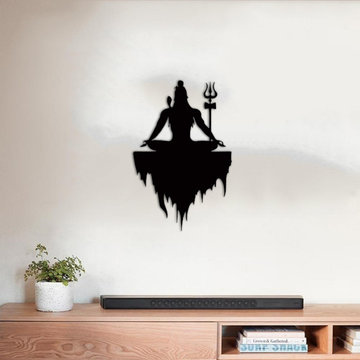 God Shiv on Kailash Parvat Wall Art