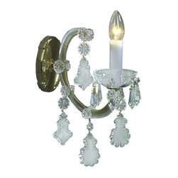 Inviting Home - Maria Theresa Crystal Sconce - Wall Lighting