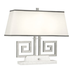 Robert Abbey - Robert Abbey Jonathan Adler Mykonos Double Table Lamp - Table Lamps