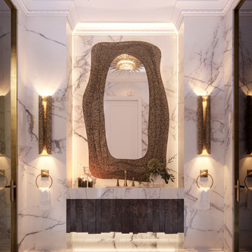 Diversity Powder Room | The Eternel Parisian Apartment