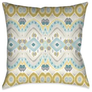 Textile Impressions I Outdoor Decorative Pillow, 18"x18"