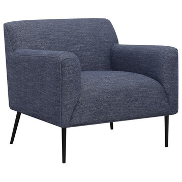 Darlene Upholstered Tight Back Accent Chair Navy Blue