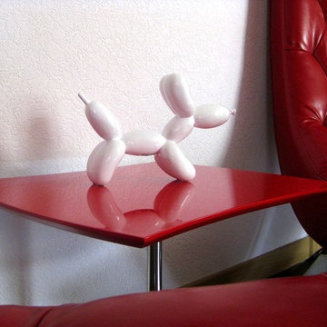Salon Contemporain Rouge