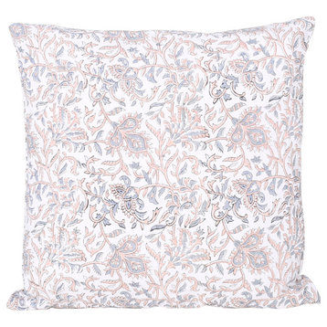 Desdemona Modern Handcrafted Fabric Throw Pillow