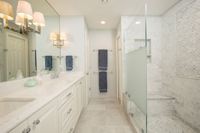 Example of a classic bathroom design in DC Metro