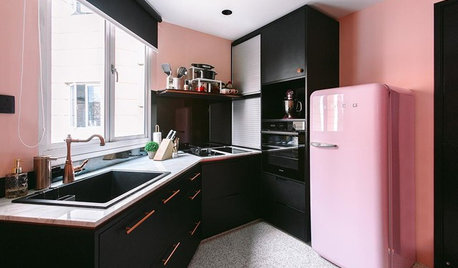 5 Apartment Kitchen Designs Flavoured With Pink