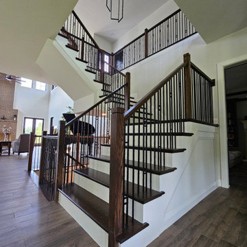 Project #109 | U-Shaped Stairs in Countryside Retreat