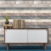 Reclaimed Wood Plank Natural Raised Ink Peel and Stick Wallpaper, Bolt