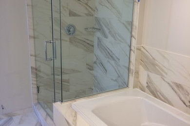 Inspiration for a transitional bathroom remodel in San Diego