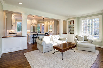 Elegant family room photo in Other