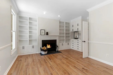 Inspiration for a living room remodel in Atlanta