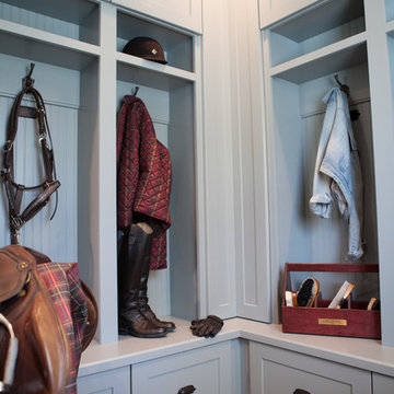 Equestrian Mudroom in Barrington Hills