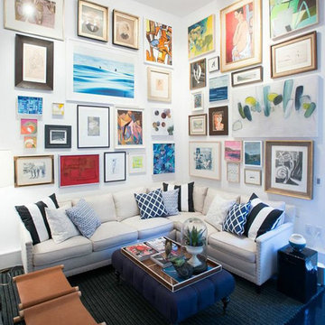 Serena & Lily SF Design Shop Art Wall
