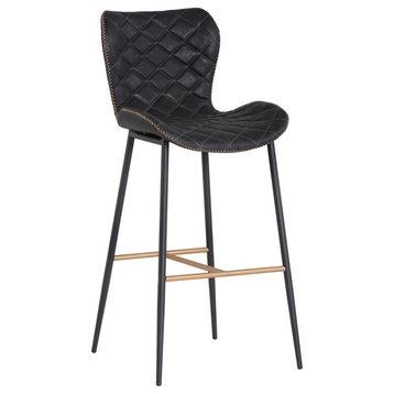 Lyla Barstool, Antique Black, Set of 2