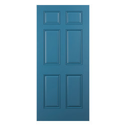 Pella® Architect Series® 6 panel smooth solid door - Front Doors