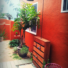 outdoor shower