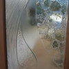 Front Door - High Tide - Cast Glass CGI 033 Exterior - Mahogany - 36" x 80"...