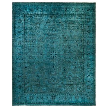 Vibrance, One-of-a-Kind Hand-Knotted Area Rug Gray, 12' 2" x 14' 10"