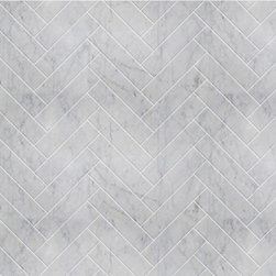 Carrara Marble Italian White Bianco Carrera 3x12 Marble Tile Polished - Home Accessories & Decor