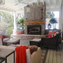 TV on the porch