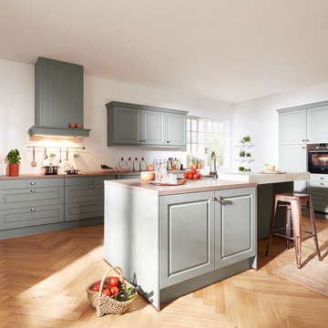 mint green kitchen