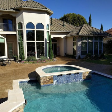Stamped Concrete Patio, Pooldeck, Driveway and walkway.
