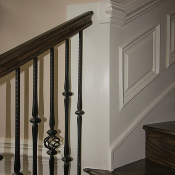 Project #45 | Curved Oak & Wrought Iron Staircase