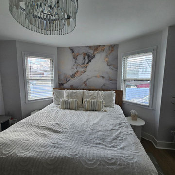 Bedroom wallpaper installation in Trenton