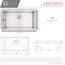 31"L x 18"W Stainless Steel Single Basin Undermount Kitchen Sink with Strainer