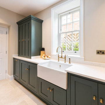Classic In-Frame Shaker Beaded Front Frame Walk-In Pantry - Cuffley
