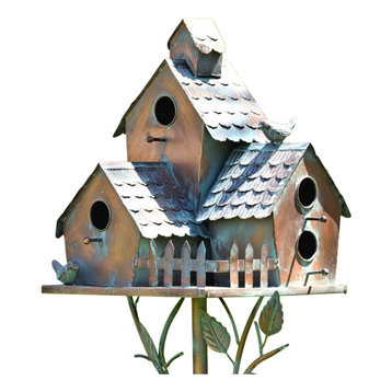 The Crabby Nook Birdhouse Bird Roosting Nests Handwoven Grass Wild Birds Houses Gardening Decor 