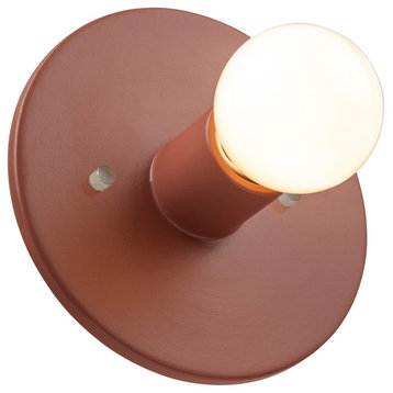 Discus Wall Sconce, Canyon Clay