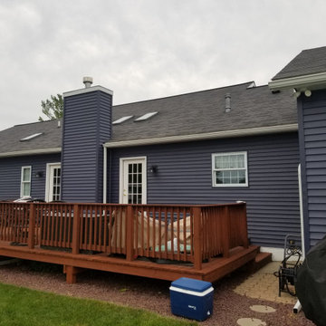New soffit, fascia and siding in Auburn, MI