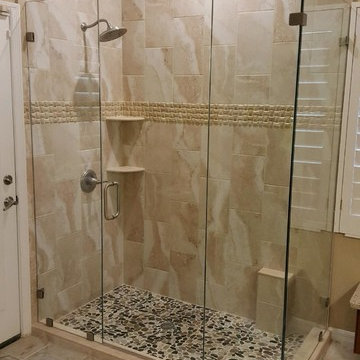 Frameless Glass Hinged Shower Doors