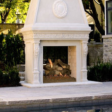 EXTERIOR  FIREPLACE MANTEL