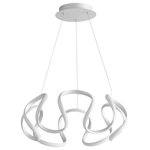 Oxygen Lighting - Cirro 22" Pendant, Silver Graphite - Stylish and bold. Make an illuminating statement with this fixture. An ideal lighting fixture for your home.