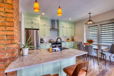 Inspiration for a craftsman kitchen remodel in Other
