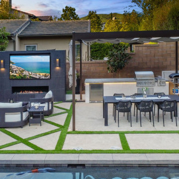 Breathtaking Modern Backyard Pool Remodel - Irvine, CA
