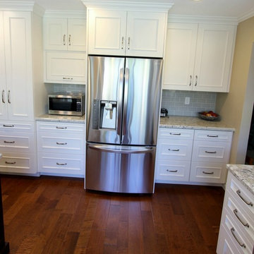 80 - Irvine - Transitional Kitchen Remodel with Custom Cabinets & Powder room