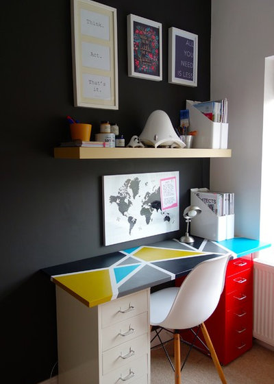 Contemporary Home Office by Making Spaces