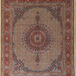 Persian Birjand (Mood) rug 6'6 X 8'1 - Area Rugs