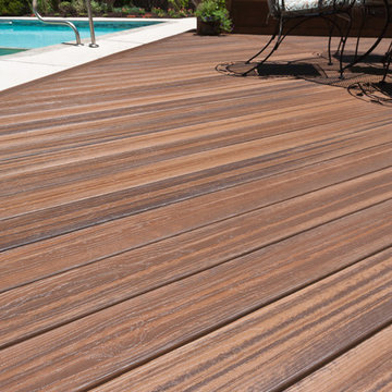 Poolside Deck -- Envision Distinction Spiced Teak composite decking