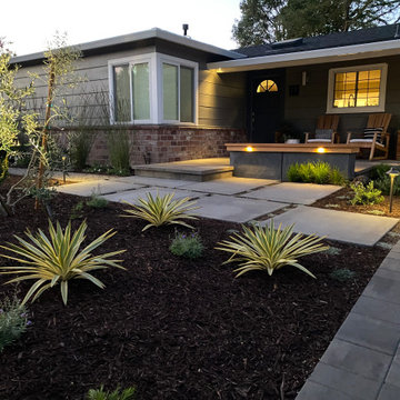 Modern Update to a Ranch Style Orinda Home Landscape