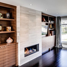 TV & Fireplace Wall