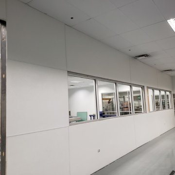 Commercial - Multiple wall relocation and install