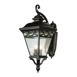 Trans Globe Lighting - Trans Globe Lighting 50512 BRB Outdoor sconce lighting Villa^ Burnished Bronze - Outdoor Wall Lights And Sconces