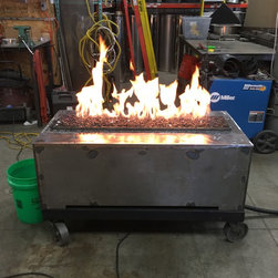 Custom Gas Outdoor Fire Pit - Fire Pits