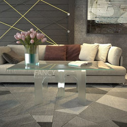 TORNADO GLASS COFFEE TABLE - Products