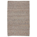 Jaipur Living - Hadren Handmade Solid Gray and Brown Area Rug, Light Gray and Tan, 5'x8' - The Quiet Time collection offers textural yet solid designs for modern spaces in need of a relaxed and inviting accent. Handwoven of wool and jute, the Hadren rug showcases a texture-rich boucle design with neutral hues of light gray, ivory, beige, and rust. This grounding rug is perfect for layering with other textile mediums or complementing a hygge-centric home.